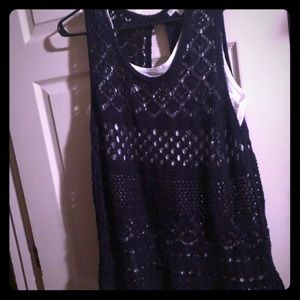 Crochet tank NWOT